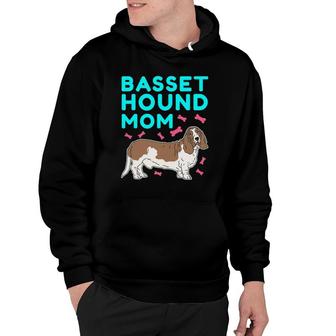 Basset Hound Mom Dog Owner Basset Hound Hoodie | Mazezy