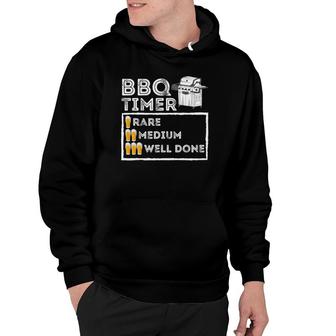 Bbq Timer - Funny Bbq Smoker Barbecue Grilling Hoodie | Mazezy