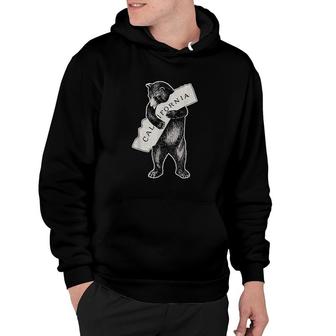 Bear Hug I Love California Hoodie | Mazezy