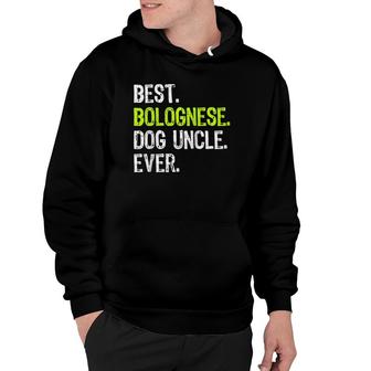 Best Bolognese Dog Uncle Ever Raglan Baseball Tee Hoodie | Mazezy
