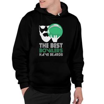 Best Bowlers Have Beards Bowling Hoodie | Mazezy