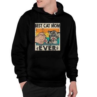 Best Cat Mom Ever Funny Cat Mommy Mothers Day Gift Hoodie - Thegiftio UK