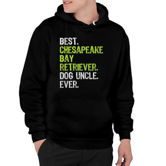 Best Chesapeake Bay Retriever Dog Uncle Ever Raglan Baseball Tee Hoodie | Mazezy