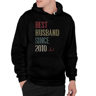 Best Husband 2010 11 Years 11Th Wedding Anniversary For Him Hoodie | Mazezy