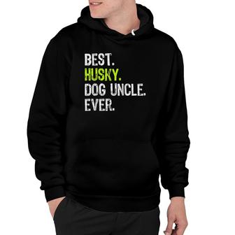 Best Husky Dog Uncle Ever Raglan Baseball Tee Hoodie | Mazezy