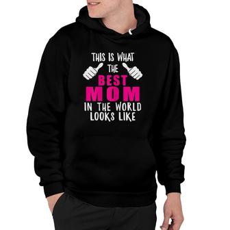 Best Mom In The World Funny Mama Mommy Mother Proud Wife Hoodie | Mazezy DE