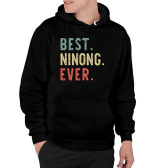 Best Ninong Ever Cool Funny Vintage Father's Day Gift Hoodie | Mazezy