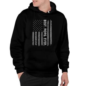 Best Pops Ever American Flag For Best Father's Day Hoodie | Mazezy