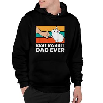 Best Rabbit Dad Ever Funny Dad Rabbit Hoodie - Thegiftio