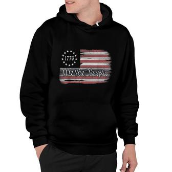 Betsy Ross Flag 1776 We The People Hoodie | Mazezy