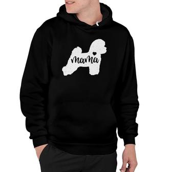 Bichon Frise Mama Mom Dog Cute Mother's Day Gift Hoodie | Mazezy