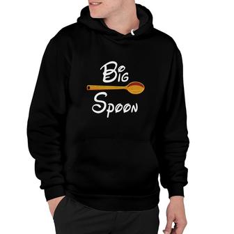 Big Spoon T-shirt Big Little Matching Couple Hoodie - Thegiftio UK