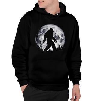 Bigfoot Night Full Moon Hoodie | Mazezy