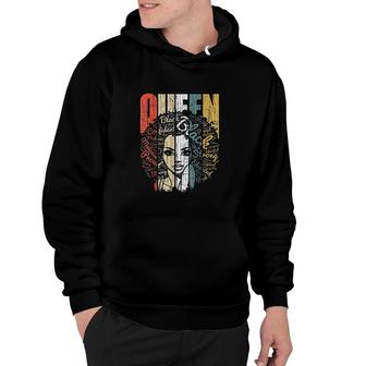 Black History Women Educated Strong Black Queen Hoodie - Thegiftio UK