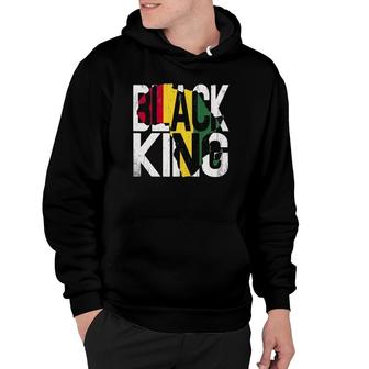 Black King Black History Month African American Pride Hoodie | Mazezy