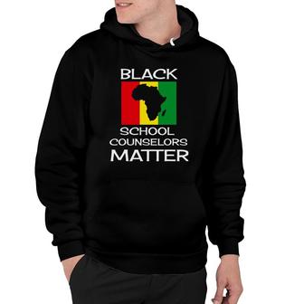 Black School Counselors Matter Black History Month Mens Hoodie | Mazezy
