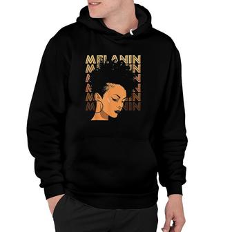 Black Strong Girl Afro Love Melanin African American Women Hoodie | Mazezy