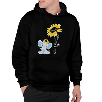 Blessed To Be Called Grandma Elephant Sunflower Hoodie | Mazezy