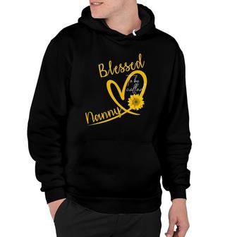 Blessed To Be Called Nanny Heart Sunflower Mother's Day Hoodie | Mazezy AU