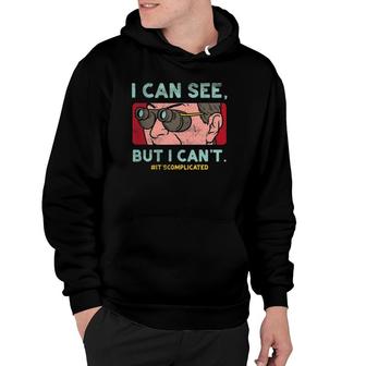 Blind Awareness Visually Impaired T Hoodie | Mazezy