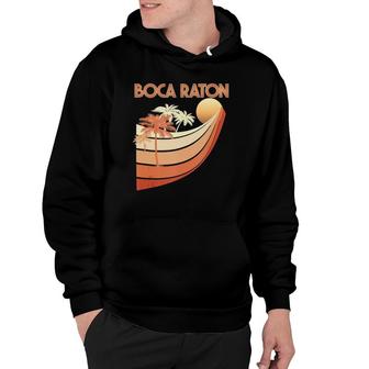 Boca Raton Retro Graphics 80S Style Fashion Apparel Tank Top Hoodie | Mazezy