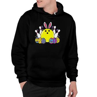 Bowling Easter Bunny Family Matching Bowling Game Costume Hoodie | Mazezy
