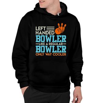 Bowling Vintage Spruch Linkshänder Besserer Bowler Hoodie | Mazezy