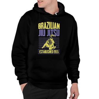 Brazilian Jiu Jitsu Established 1955 Bjj Master Training Hoodie | Mazezy