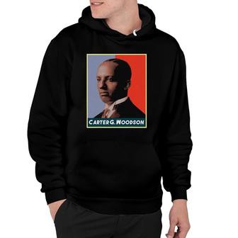Carter G Woodson Portrait Gift Hoodie | Mazezy