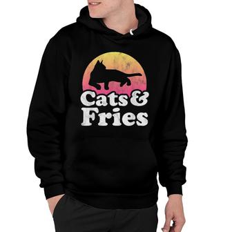 Cats And Fries's Or's Cat And Fries Hoodie | Mazezy