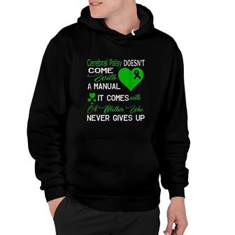 Cerebral Palsy Awareness  Green Ribbon Hoodie