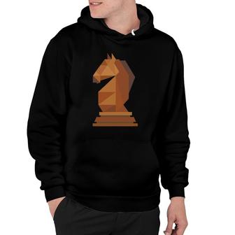 Chess Knight Cool Retro Gift Chess Player Hoodie | Mazezy