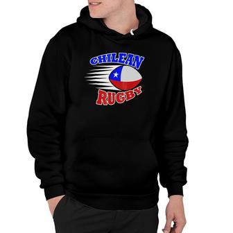 Chilean Flag Rugby Player Chile Sports Men Women Gift Hoodie | Mazezy