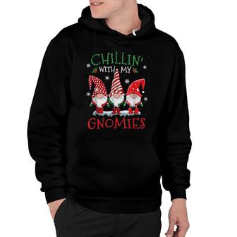 Chillin' With My Gnomies Hilarious Gnome Christmas Hoodie | Mazezy