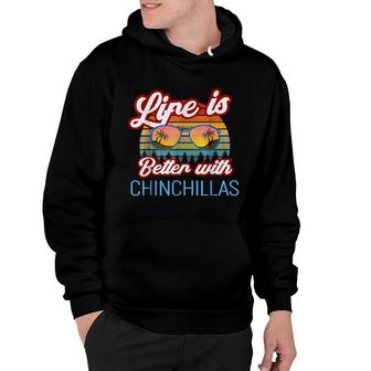 Chinchilla Retro Sunset Life Is Better With Hoodie | Mazezy