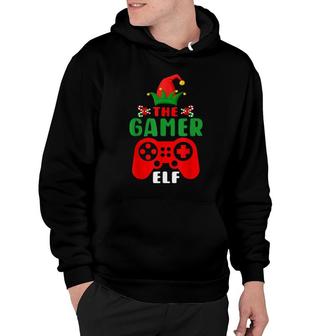 Christmas Elf Gamer Controller Boysns Gaming Xmas Hoodie | Mazezy