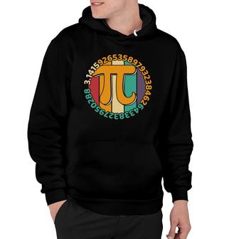 Circle Number Pi Colorful Letters Happy Pi Day Hoodie - Thegiftio UK
