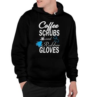 Coffe Scrub Rubber Gloves Hoodie | Mazezy
