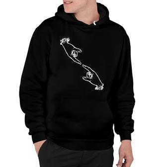 Connecting Hands Connect Hand Hoodie | Mazezy