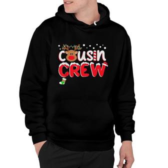 Cousin Crew Christmas 2021 Family Matching Pajamas Santa Elf Hoodie | Mazezy