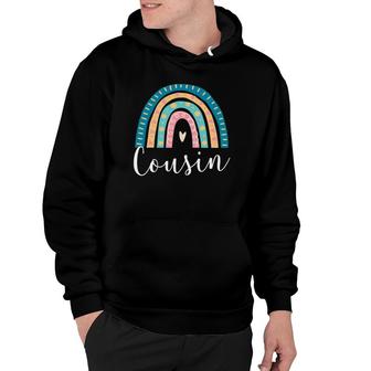 Cousin Rainbow Gifts Family Matching Hoodie | Mazezy