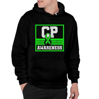 Cp Awareness Cerebral Palsy Green Ribbon Ataxic Neurologists Hoodie | Mazezy