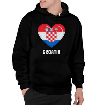 Croatia Flag Croat Croatian Hoodie | Mazezy