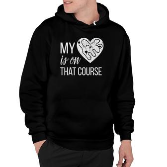 Cross Country Mom My Heart Is On That Course Hoodie | Mazezy