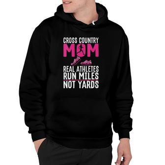 Cross Country Mom Run Miles Sports Mother Gift Hoodie | Mazezy