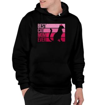 Cute Cat Mom Art For Women Girl Cat Pet Kitten Lovers Hoodie | Mazezy