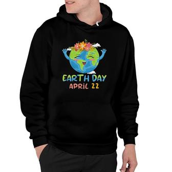 Cute Earth Day Planet Floral Environment Kids Boys Girls Hoodie | Mazezy