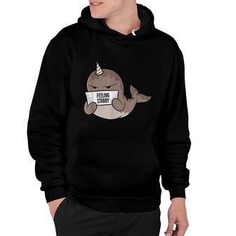 Cute Narwhal Feeling Stabby Hoodie | Mazezy