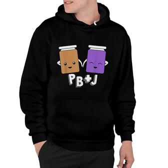 Cute Peanut Butter And Jelly Hoodie | Mazezy