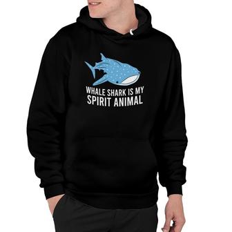 Cute Whale Shark Is My Spirit Animal Funny Whale Shark Hoodie | Mazezy